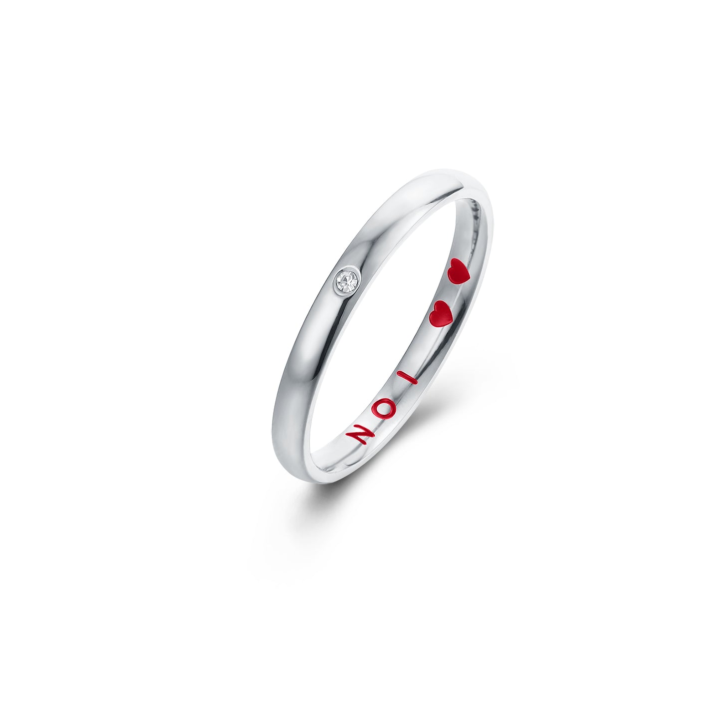 Fedina con Cristallo e incisione - NOI - #BrandGioielli