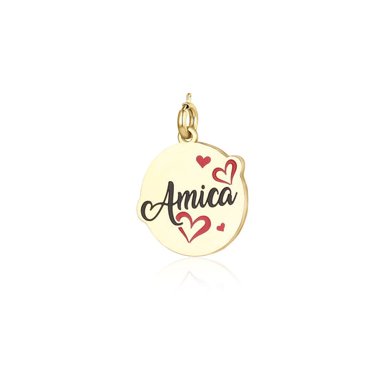 Charm “Amica” - Pensieri - #BrandGioielli