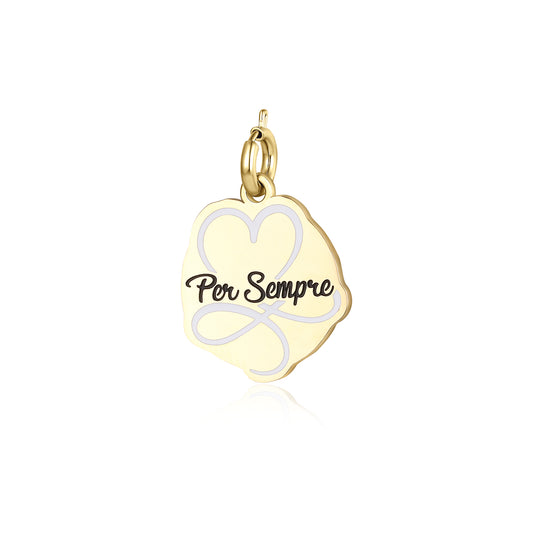 Charm “Per Sempre" - Pensieri - #BrandGioielli