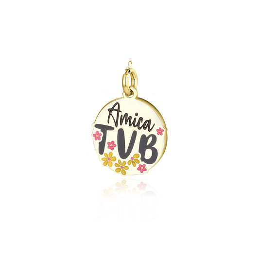 Charm “Amica T.V.B.” - Pensieri - #BrandGioielli