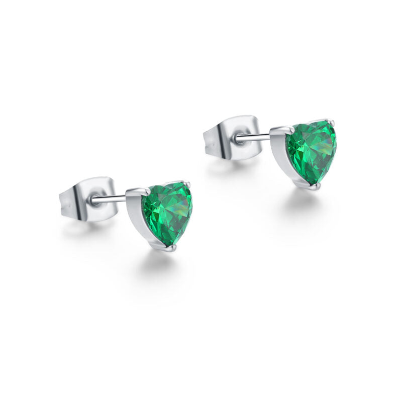 Orecchini Lobo con Cristallo a Cuore - Attimi - #BrandGioielli