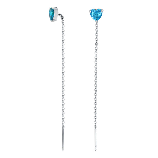 Orecchini Saliscendi Cuore - Sospiri - #BrandGioielli