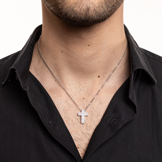 Collana Croce Passante - Faith - #BrandGioielli