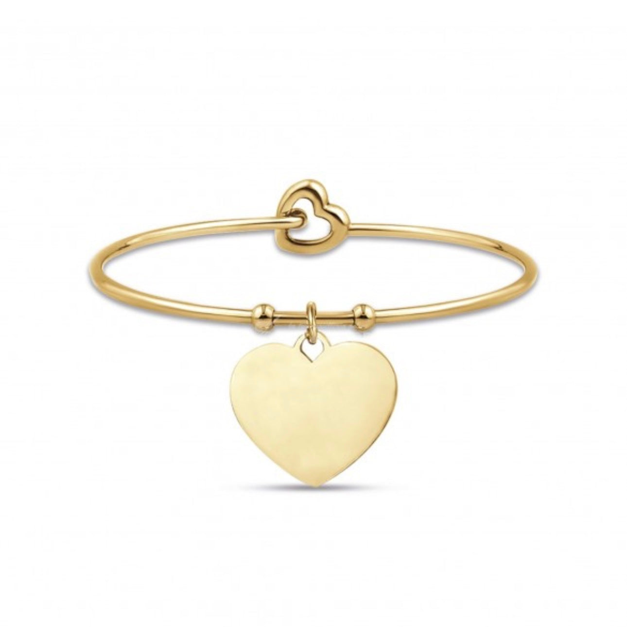 Bracciali Rigidi in Acciaio con Pendenti Personalizzabili