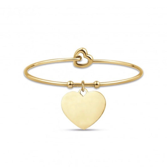 Bracciali Rigidi in Acciaio con Pendenti Personalizzabili