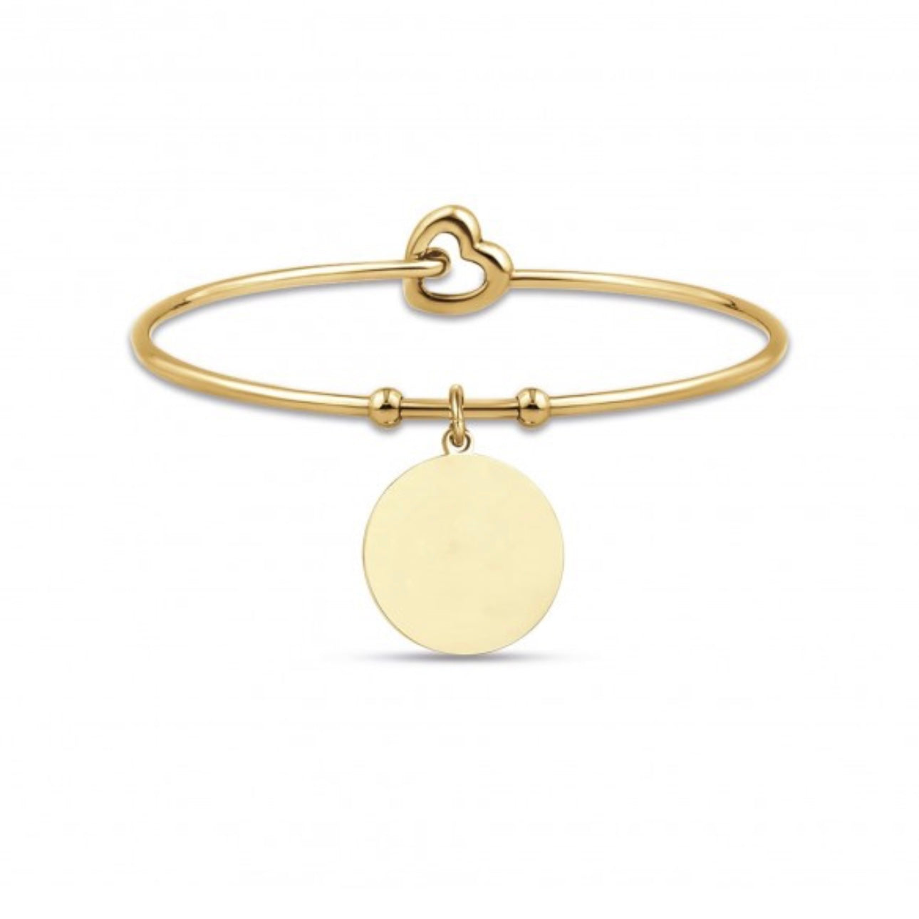 Bracciali Rigidi in Acciaio con Pendenti Personalizzabili