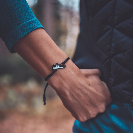 Bracciale Scarpa Running - Sailbrace - Acciaio PVD Nero