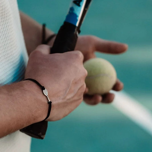 Bracciale Racchetta Tennis - Sailbrace - Acciaio Silver