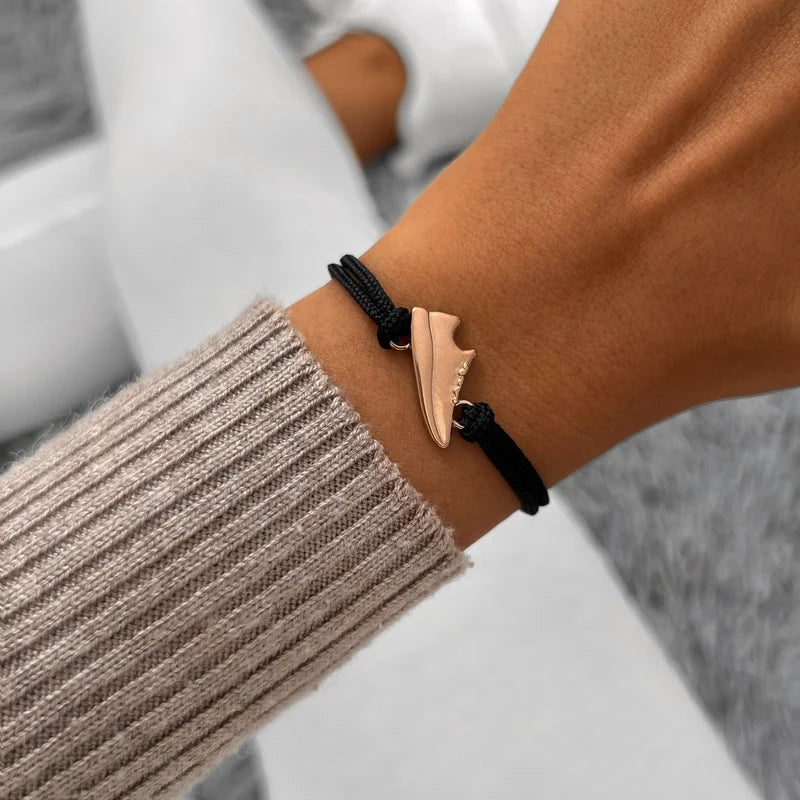 Bracciale Scarpa Running - Sailbrace - Acciaio PVD Oro Rosa