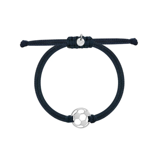 Bracciale Kids Pallone Calcio - Sailbrace - Acciaio Silver