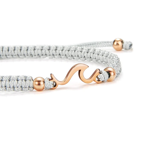 Bracciale Nuoto Wave - Sailbrace - Acciaio PVD Oro Rosa