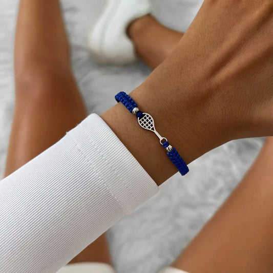 Bracciale Racchetta Tennis - Sailbrace - Acciaio Silver