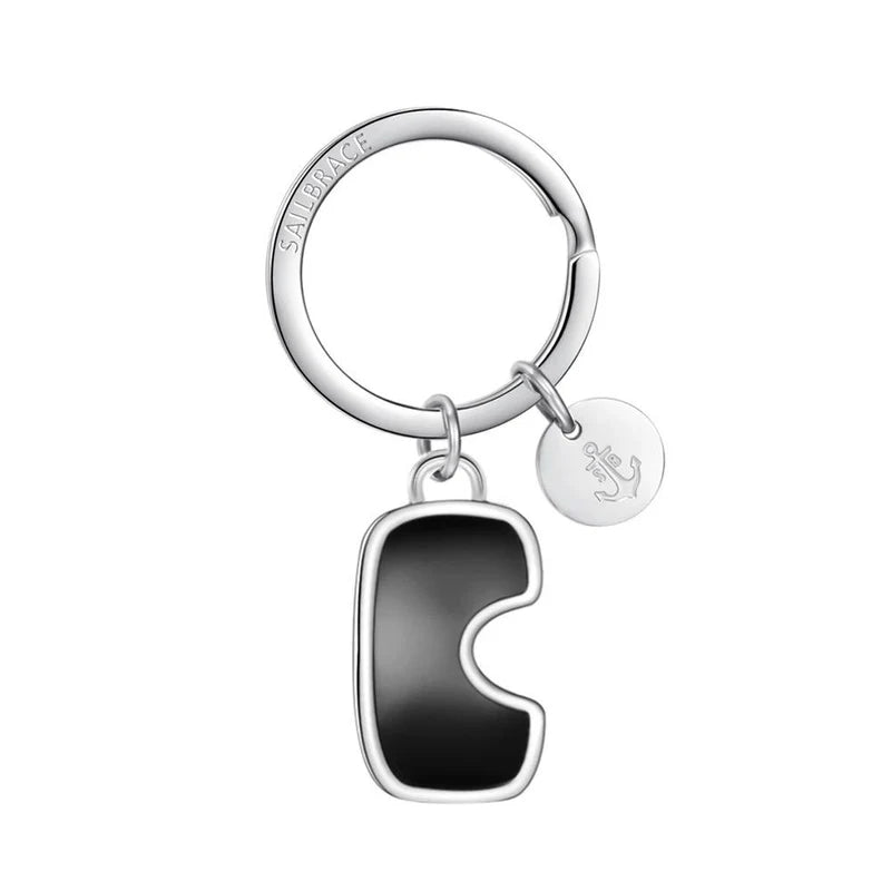 Portachiavi Snow - Sailbrace - Acciaio Silver