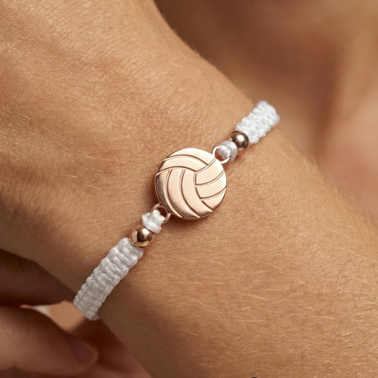 Bracciale Pallone Pallavolo - Sailbrace - Acciaio PVD Oro Rosa
