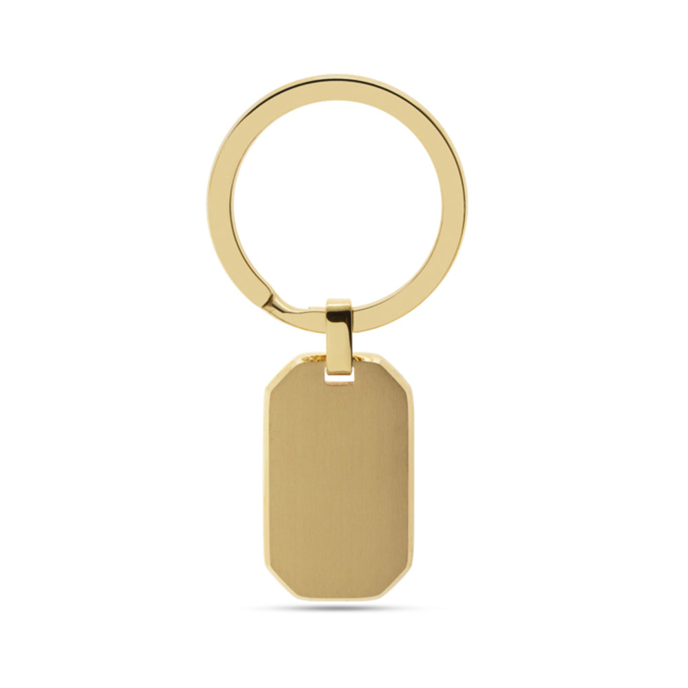 Portachiavi - 1ONE Gioielli - MAN STEEL - Acciaio PVD Oro