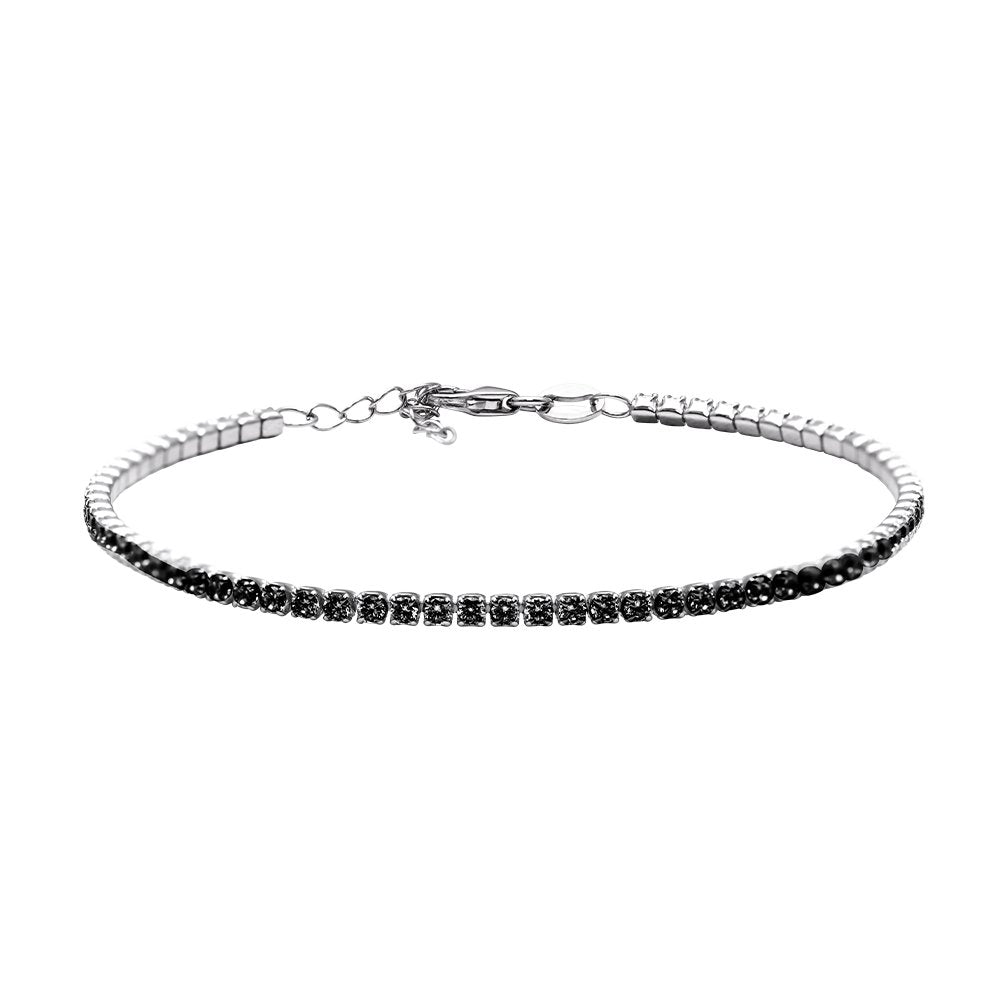 Bracciale FOR YOU Jewels - MAN925 – Tennis Nero