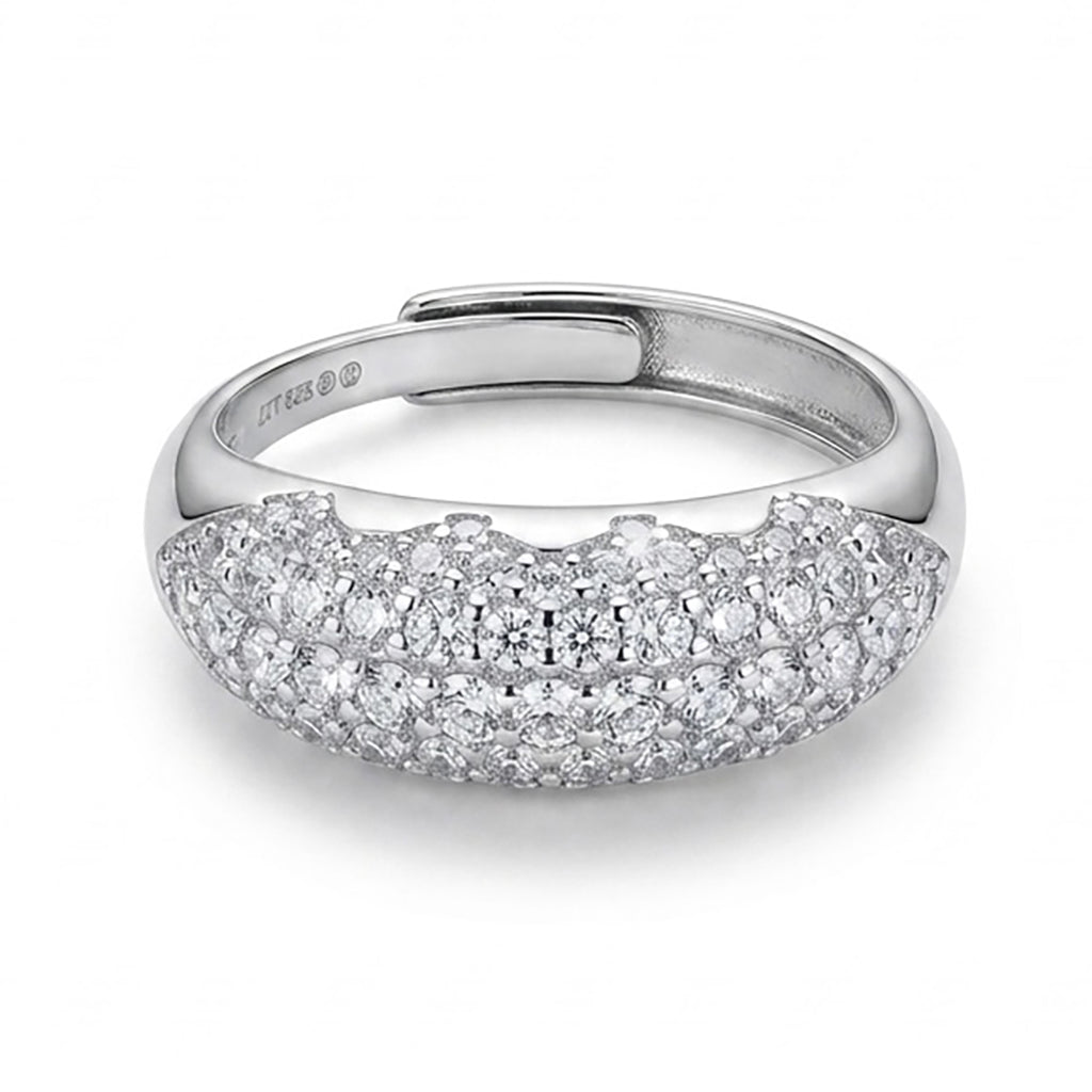 Anello Pavè in Argento 925