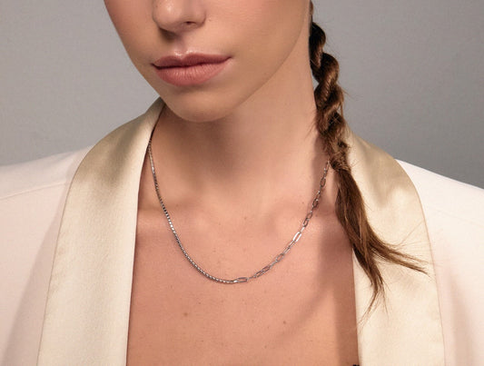 Collana Tennis con Catena Freedom - Crystal - #BrandGioielli