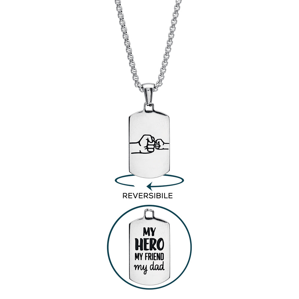 Collana FOR YOU Jewels - Life is Papà – MY HERO MY FRIEND MY DAD