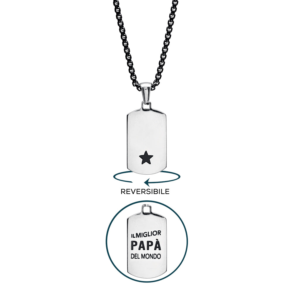 Collana FOR YOU Jewels - Life is Papà – IL MIGLIOR PAPÀ DEL MONDO