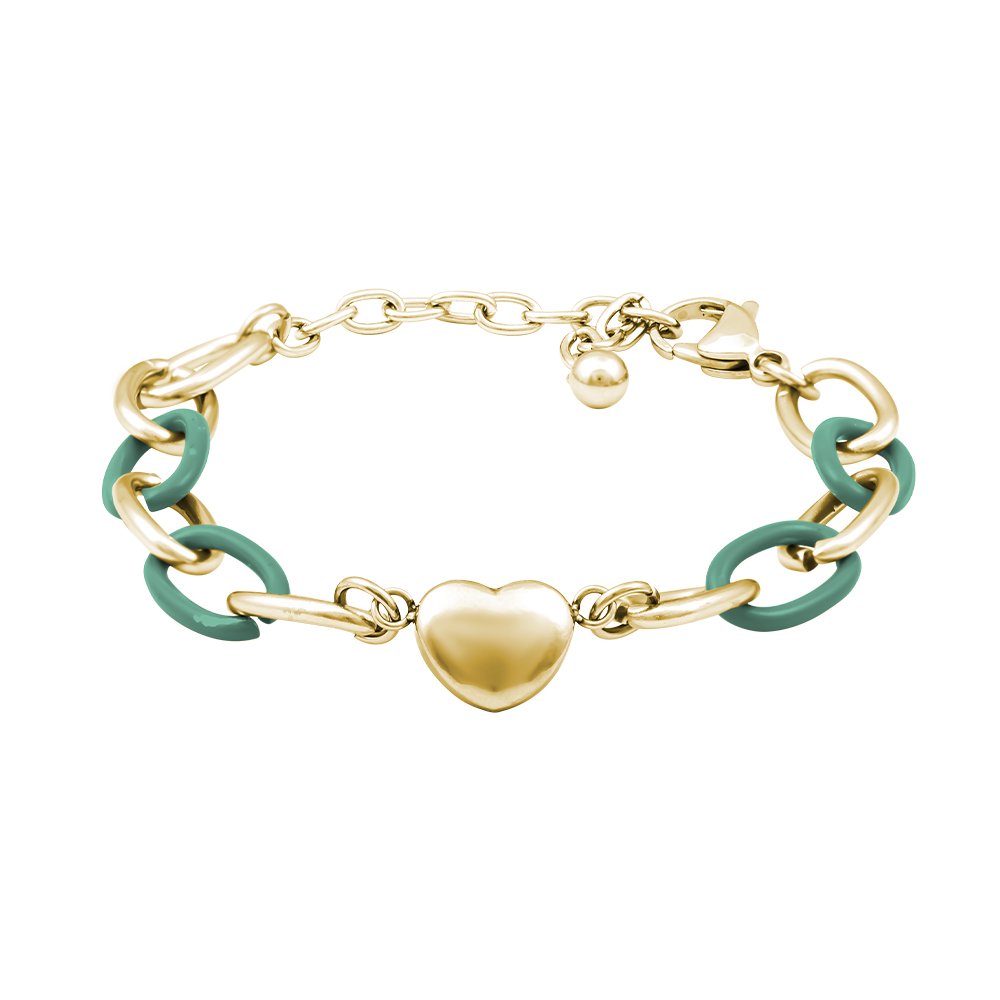 Bracciale Donna FOR YOU Jewels Magic Colors Cuore - Verde