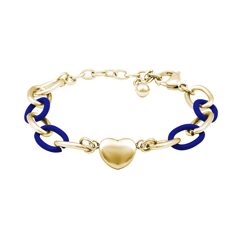 Bracciale Donna FOR YOU Jewels Magic Colors Cuore - Blu
