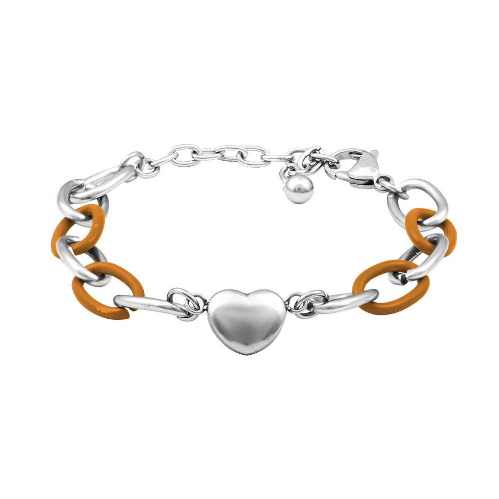 Bracciale Donna FOR YOU Jewels Magic Colors Cuore - Arancione