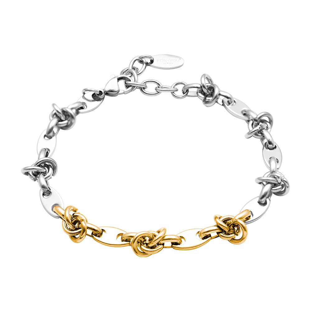 Bracciale FOR YOU Jewels - NO LIMITS – Acciaio con IP oro
