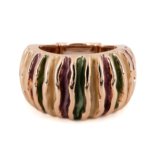 Anello a fascia multi righine - KLK Gioielli