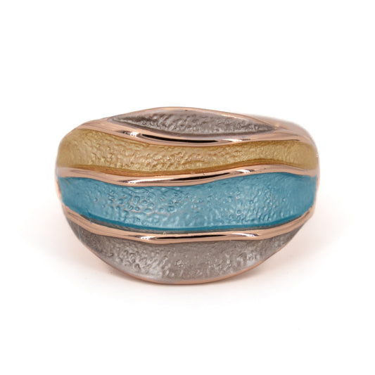 Anello a quattro ondine - KLK Gioielli