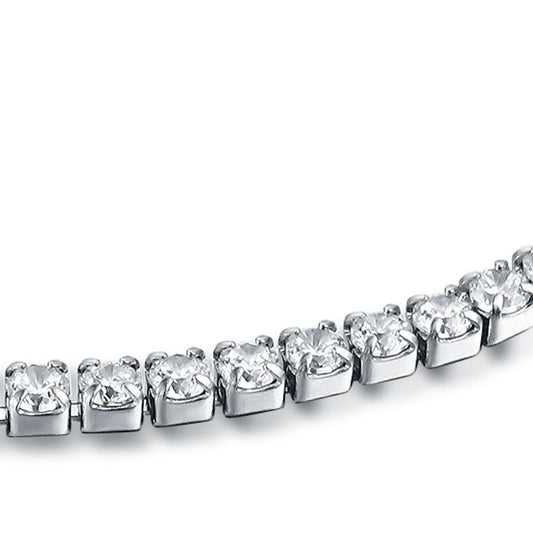 Bracciale Tennis 2mm Bianco - Crystal - #BrandGioielli