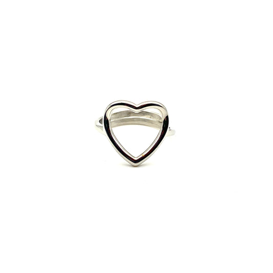 Anello Donna in Acciaio con Cuore Traforato Bloom Oro Gioielleria