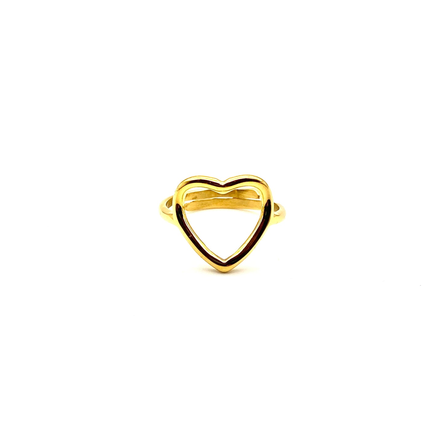 Anello Donna in Acciaio con Cuore Traforato Bloom Oro Gioielleria