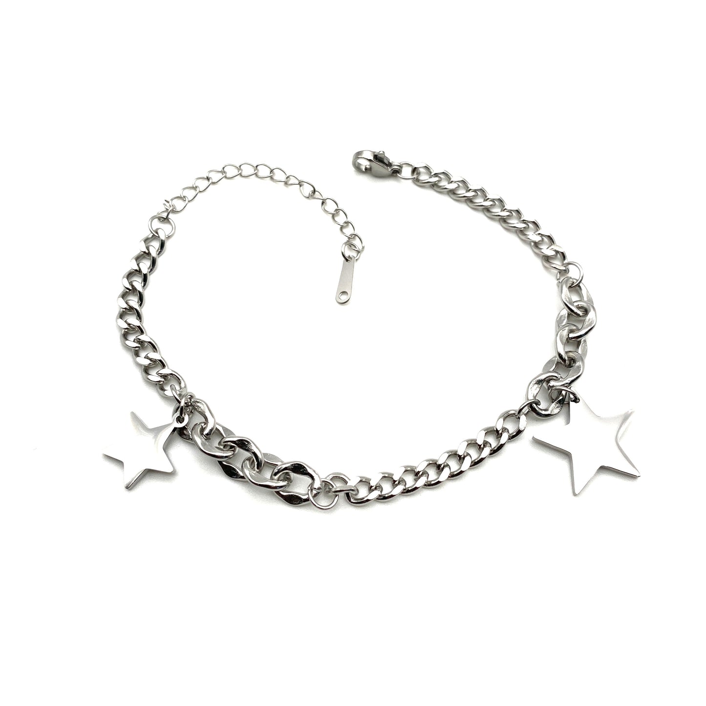 Bracciale Donna Groumette in Acciaio con Stelle Bloom Oro Gioielleria