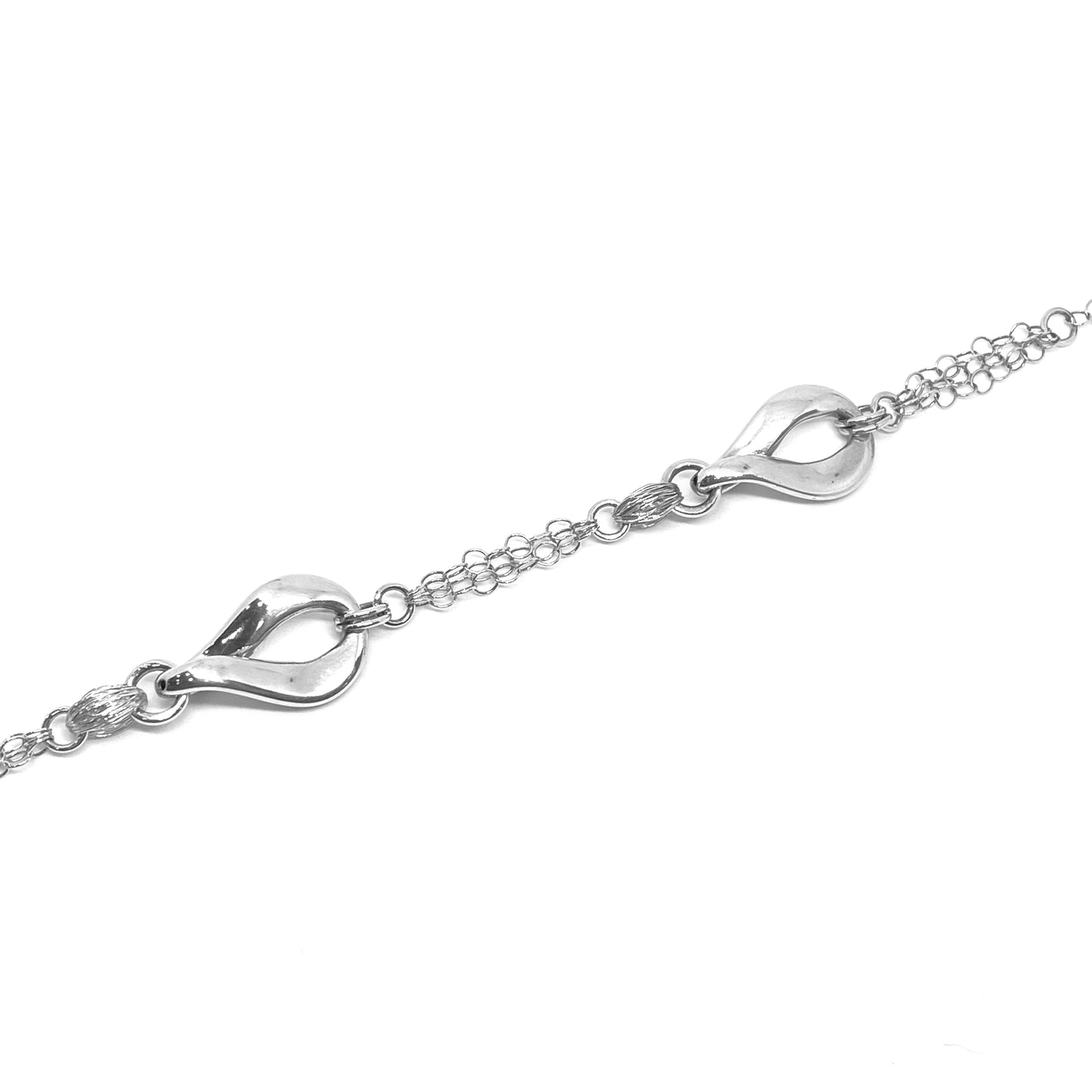 Bracciale Donna con Nodi in Argento 925 Rodiato Bloom Oro Gioielleria