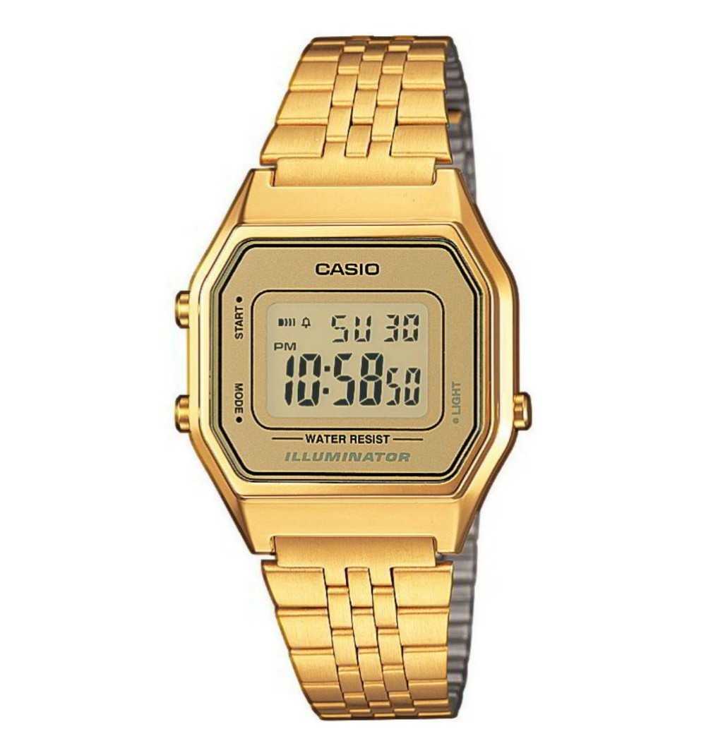 Casio Unisex LA680WEGA-9ER Bloom Oro Gioielleria