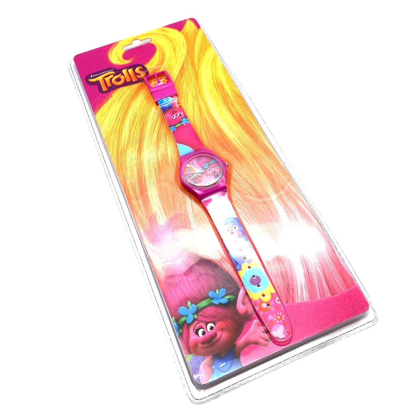 Orologio Bimbo/Bimba in Blister Cartoni Animati Disney "Trolls" Bloom Oro Gioielleria