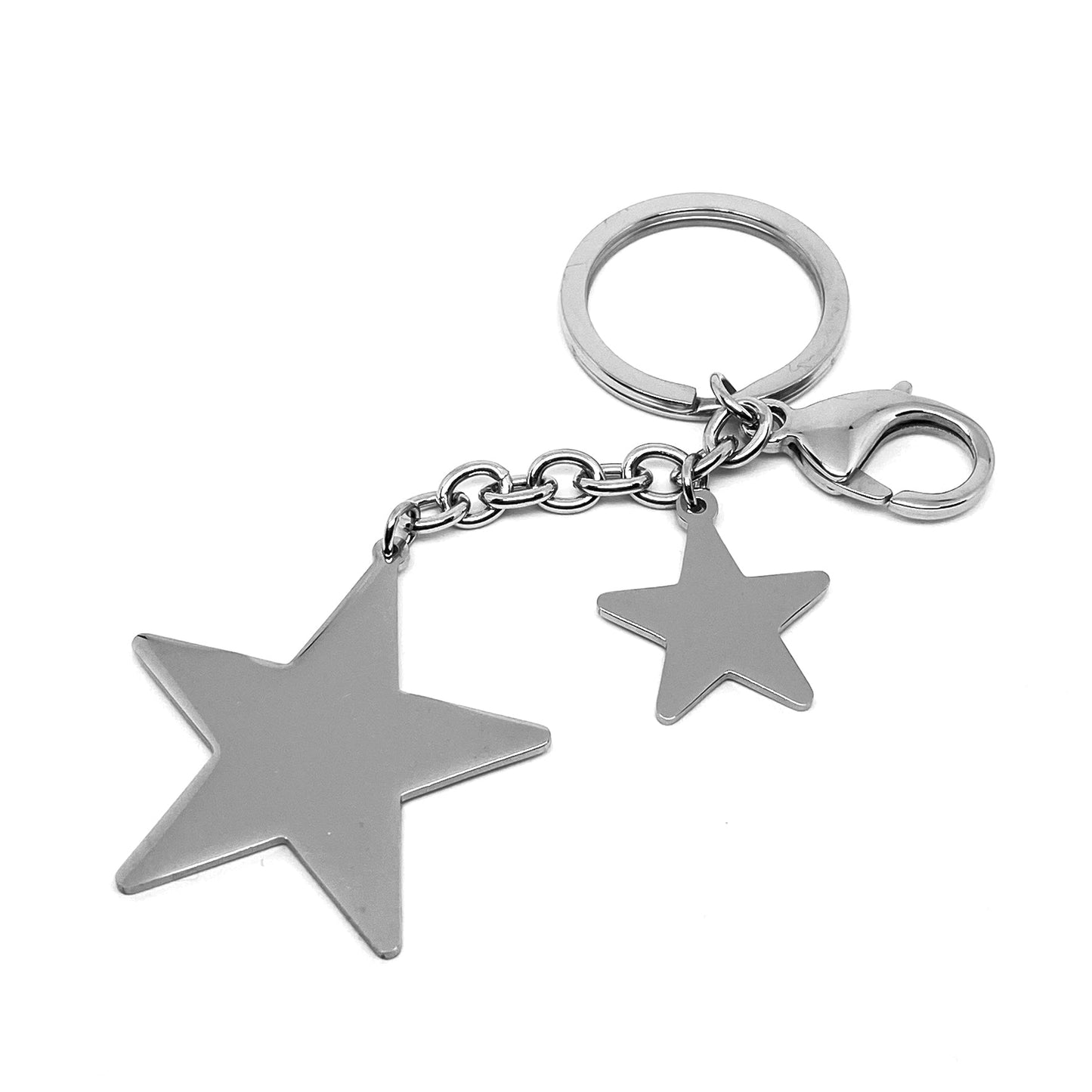 Portachiavi Donna Medea Jewels in Acciaio con Stelle Bloom Oro Gioielleria