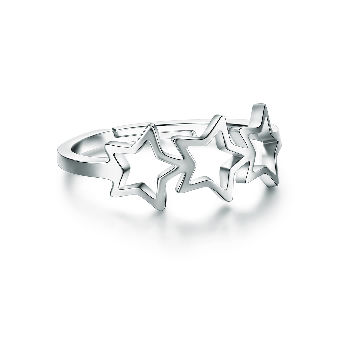 Anello Tre Stelle Vuote - Stardust - #BrandGioielli