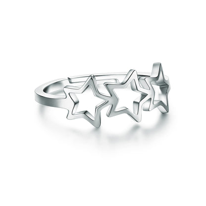 Anello Tre Stelle Vuote - Stardust - #BrandGioielli