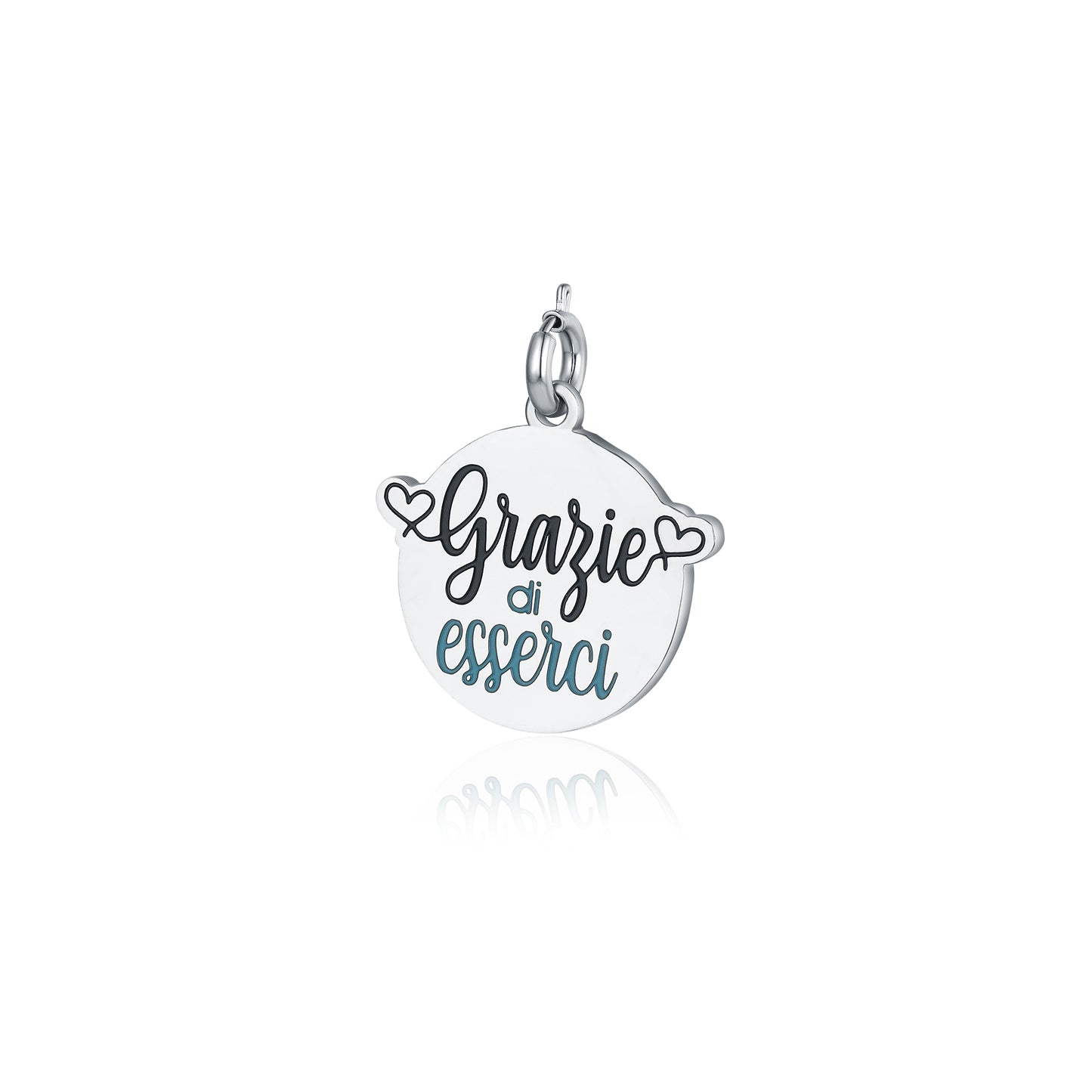 Charm “Grazie di esserci” - Pensieri - #BrandGioielli