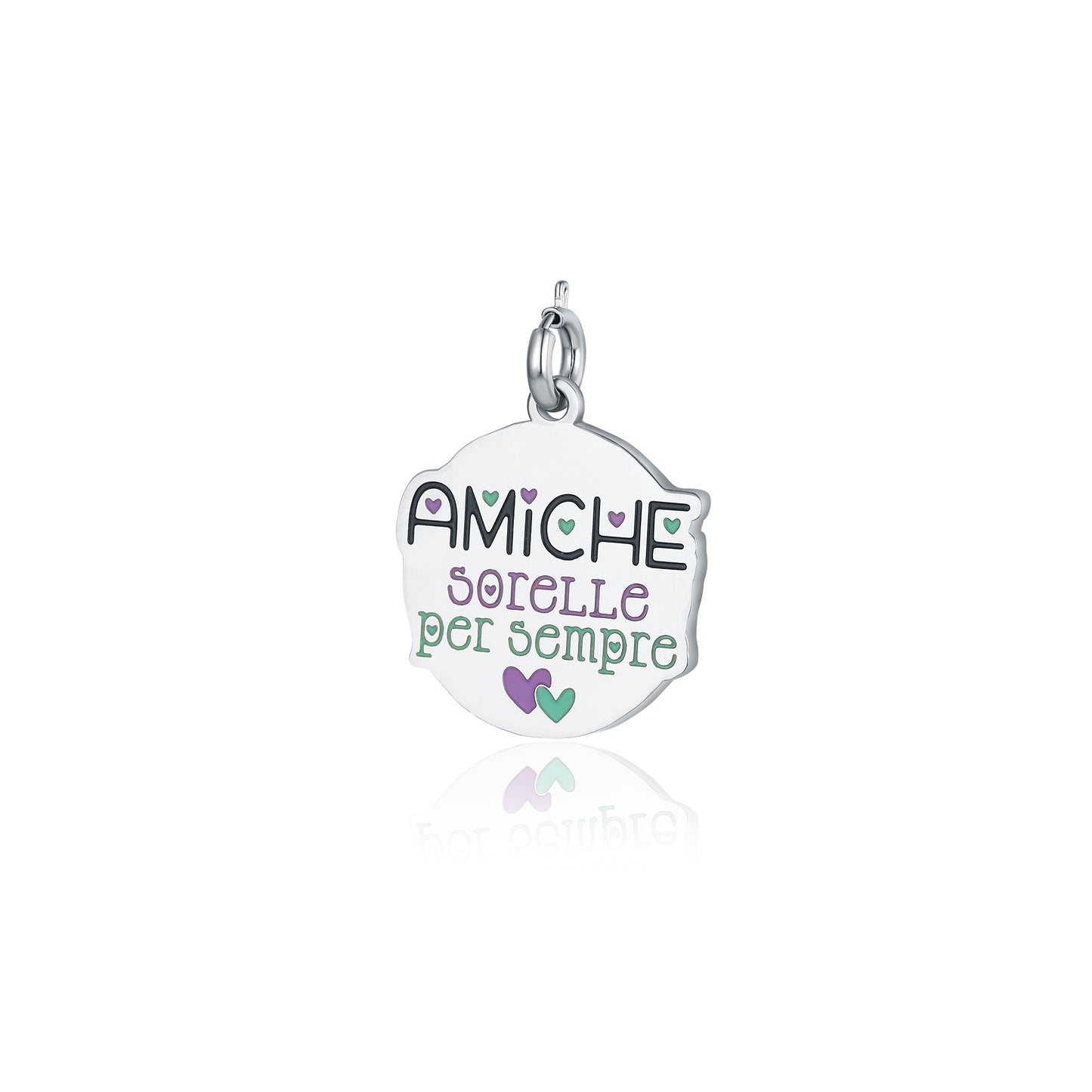 Charm “Amiche, sorelle per sempre” - Pensieri - #BrandGioielli