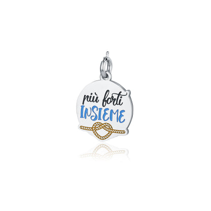 Charm “Più forti insieme” - Pensieri - #BrandGioielli