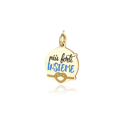 Charm “Più forti insieme” - Pensieri - #BrandGioielli