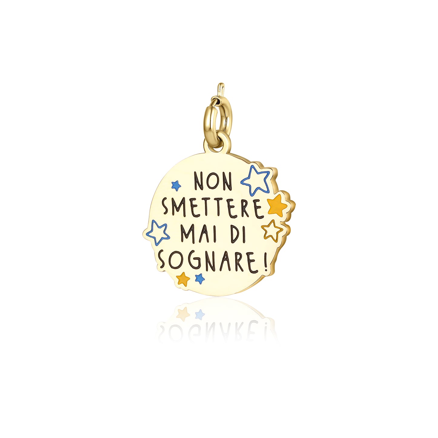 Charm “Non smettere di sognare” - Pensieri - #BrandGioielli