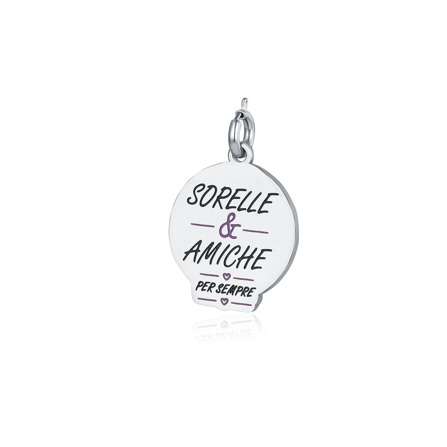 Charm “Sorelle, amiche per sempre” - Pensieri - #BrandGioielli