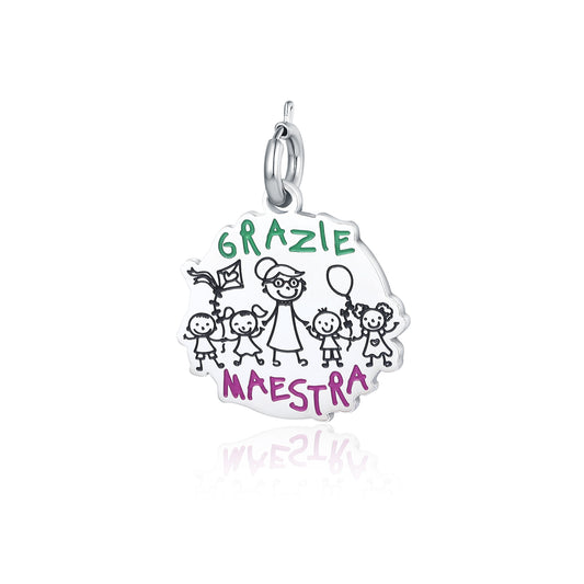 Charm “Grazie Maestra” - Maestre - #BrandGioielli