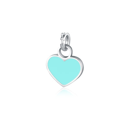 Mini Charm Cuore Azzurro per Chiama Angeli - Vita - #BrandGioielli