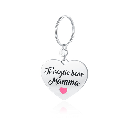 Portachiavi Cuore "Ti Voglio Bene Mamma" - Festa della Mamma - #BrandGioielli