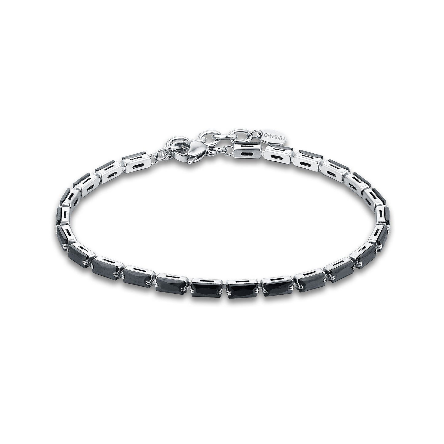 Bracciale Tennis Cristalli Neri - Metropolis – #BrandGioielli